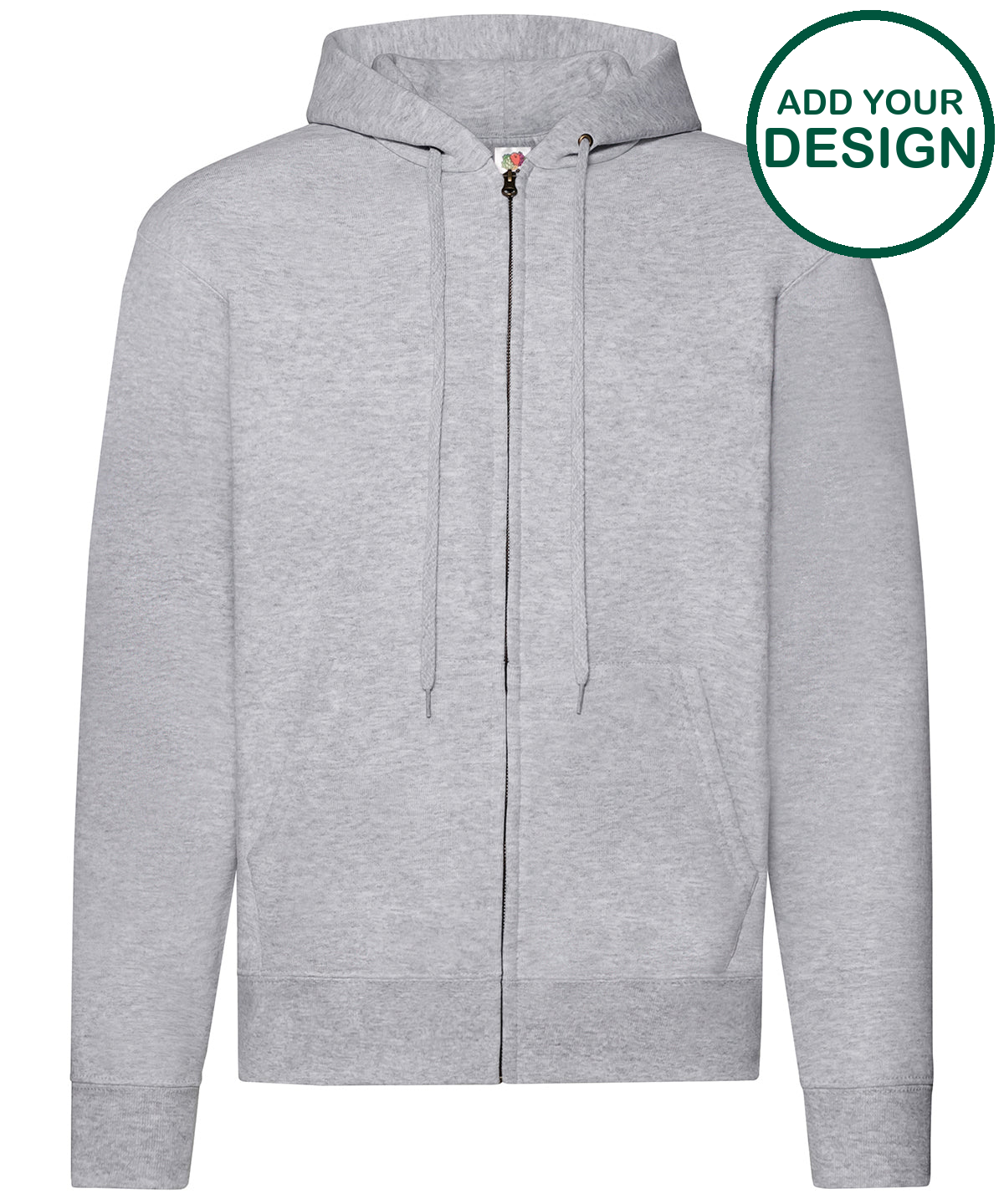 Classic 80/20 hooded sweatshirt jacket