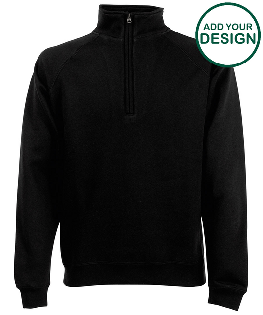 Classic 80/20 zip neck sweatshirt