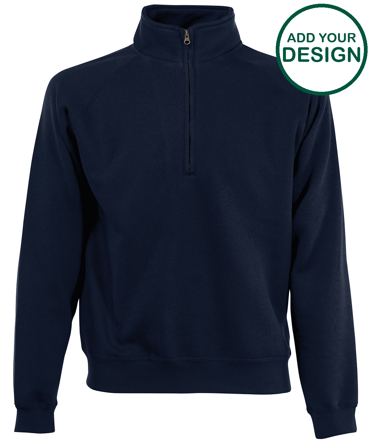 Classic 80/20 zip neck sweatshirt