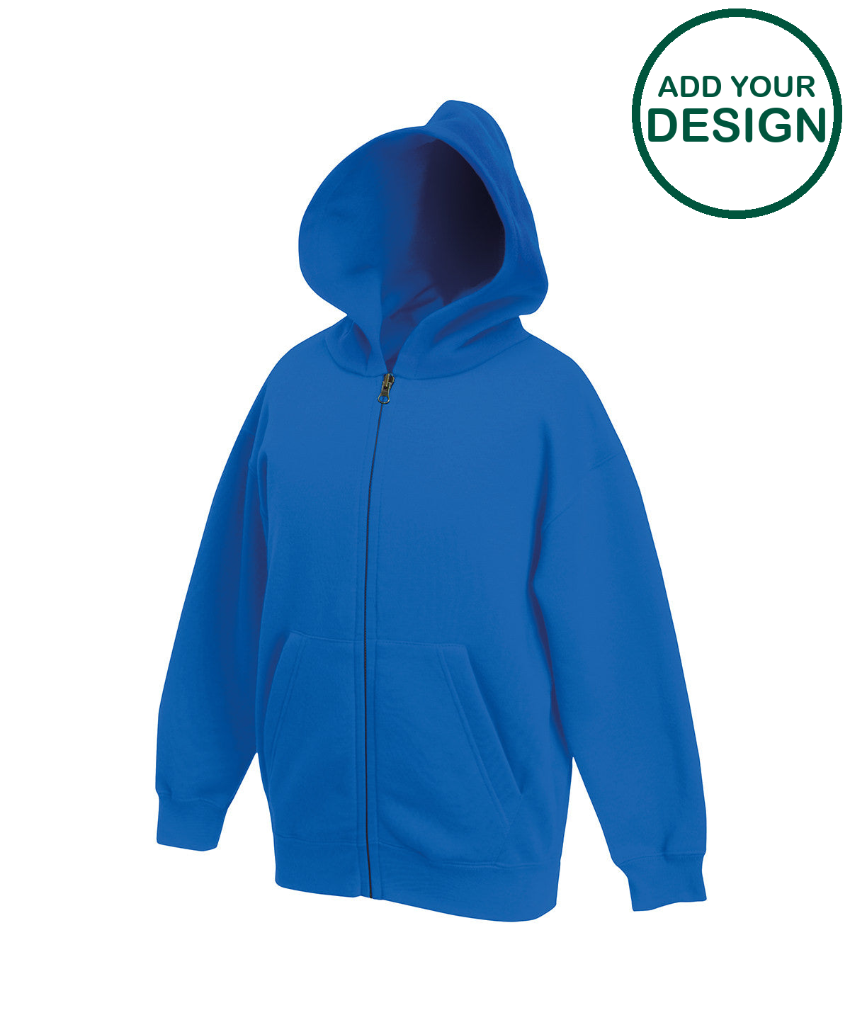 Kids classic hooded sweatshirt jacket