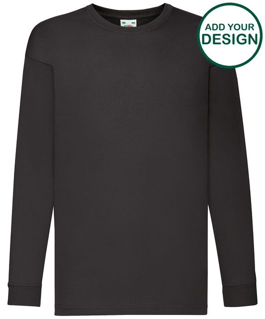 Kids long sleeve valueweight T