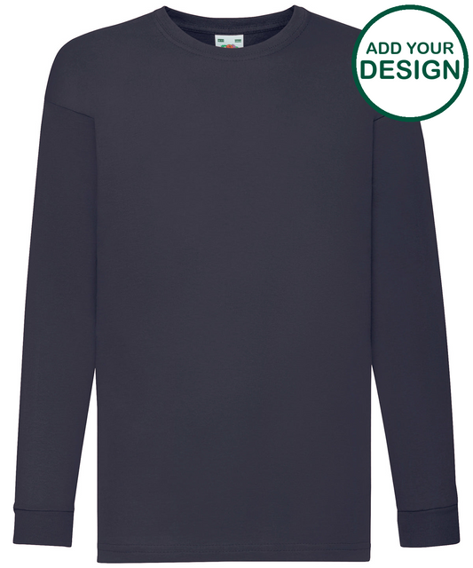 Kids long sleeve valueweight T