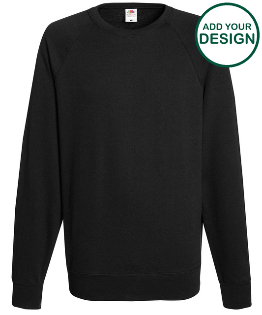 Lightweight raglan sweatshirt