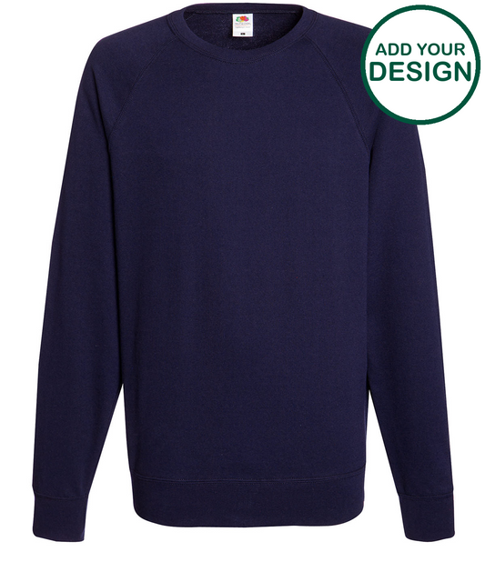 Lightweight raglan sweatshirt