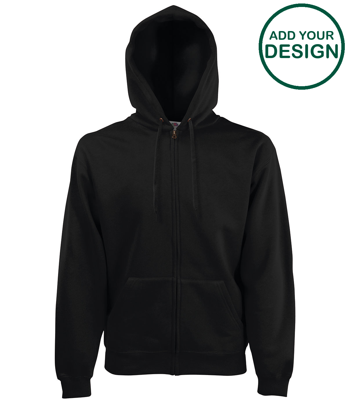Premium 70/30 hooded sweatshirt jacket