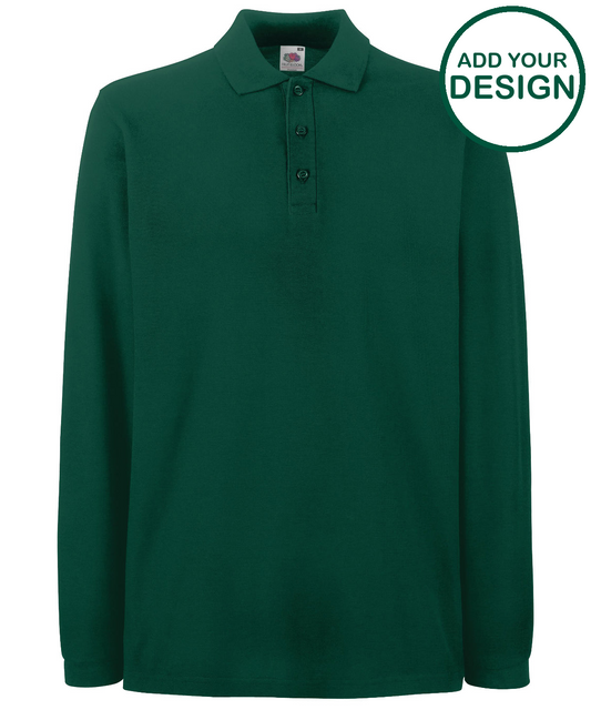Premium long sleeve polo
