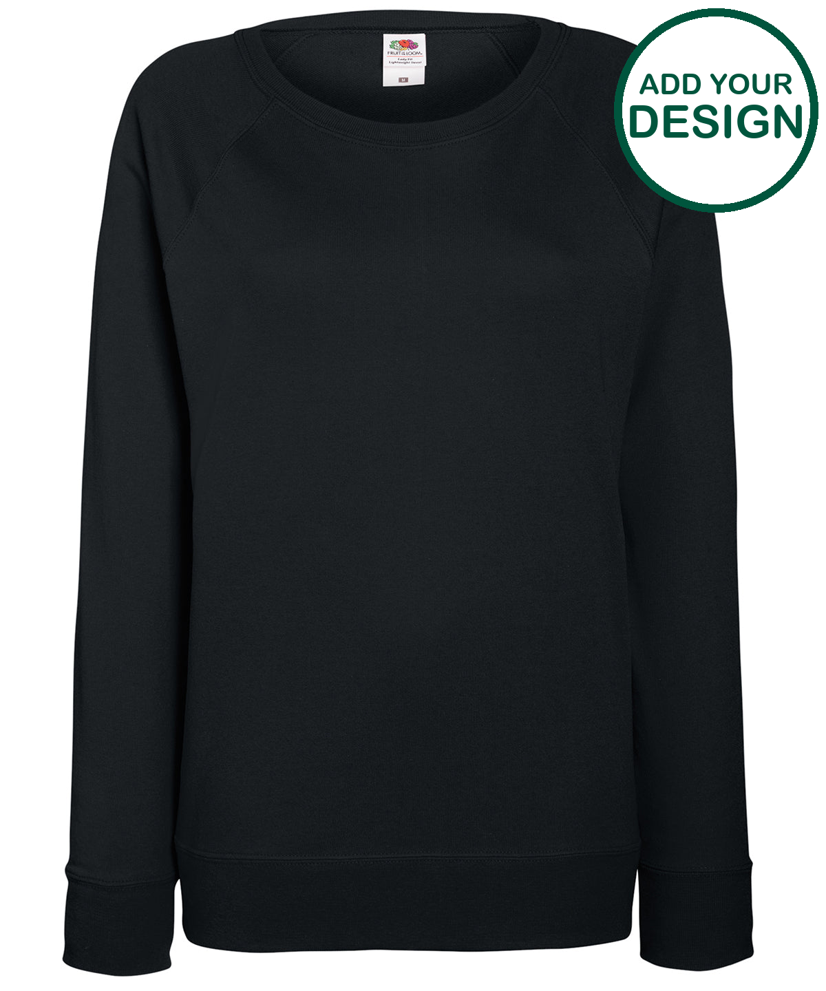 Women's lightweight raglan sweatshirt