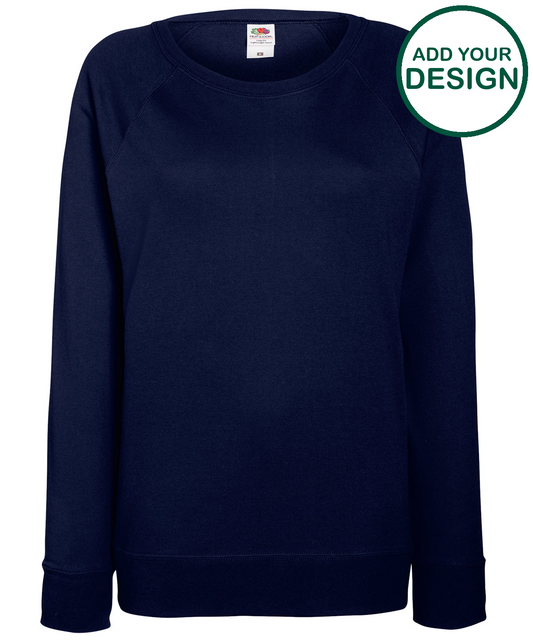 Women's lightweight raglan sweatshirt