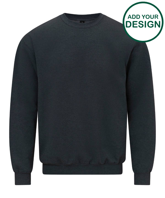 Softstyle™ midweight fleece adult crew neck
