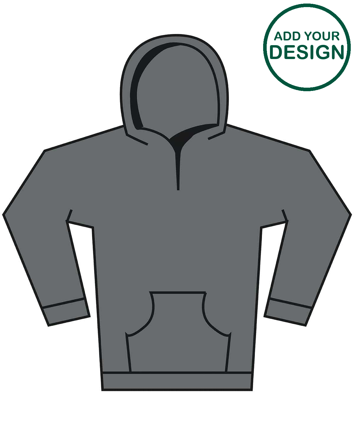 Softstyle™ midweight fleece youth hoodie