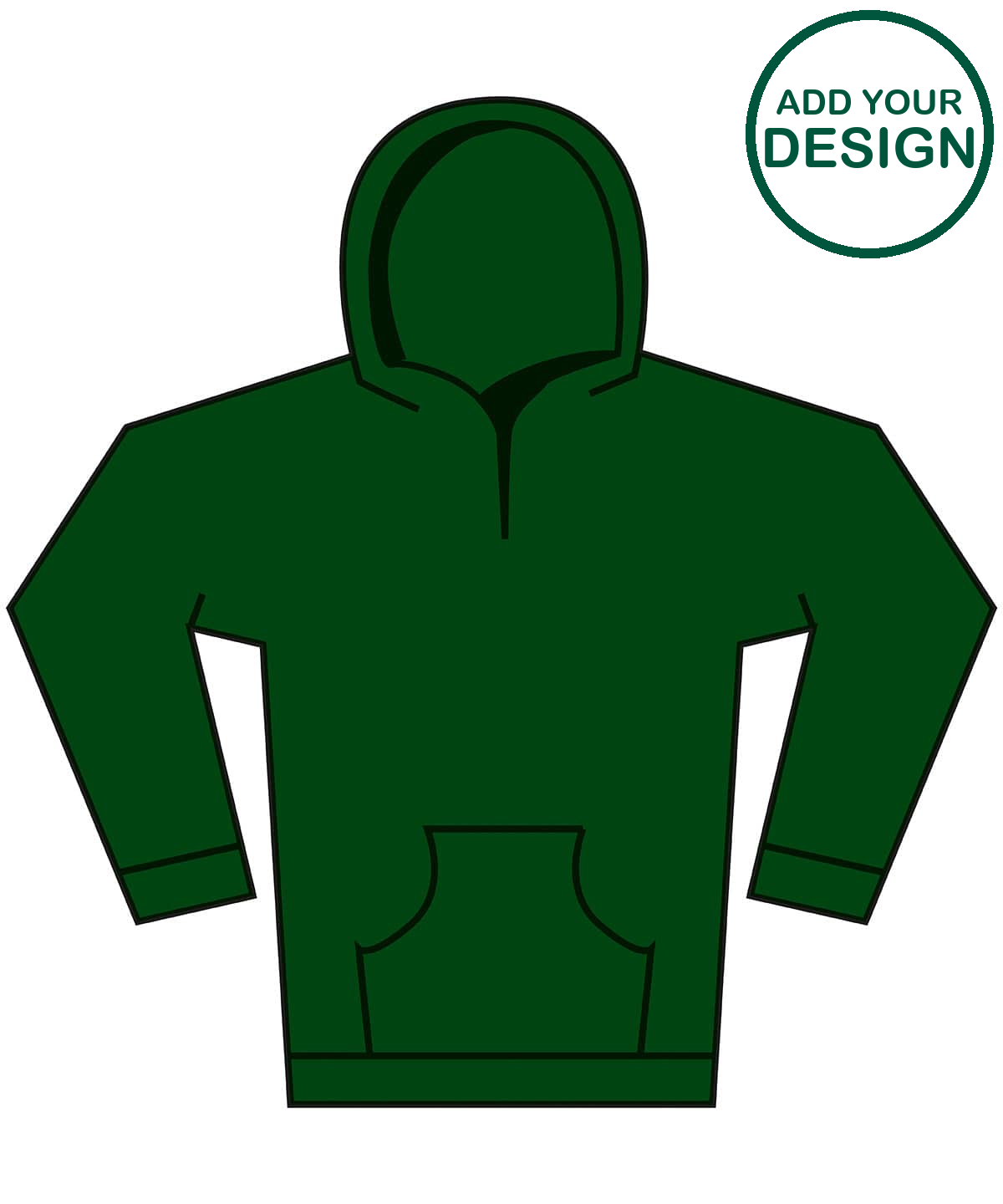 Softstyle™ midweight fleece youth hoodie