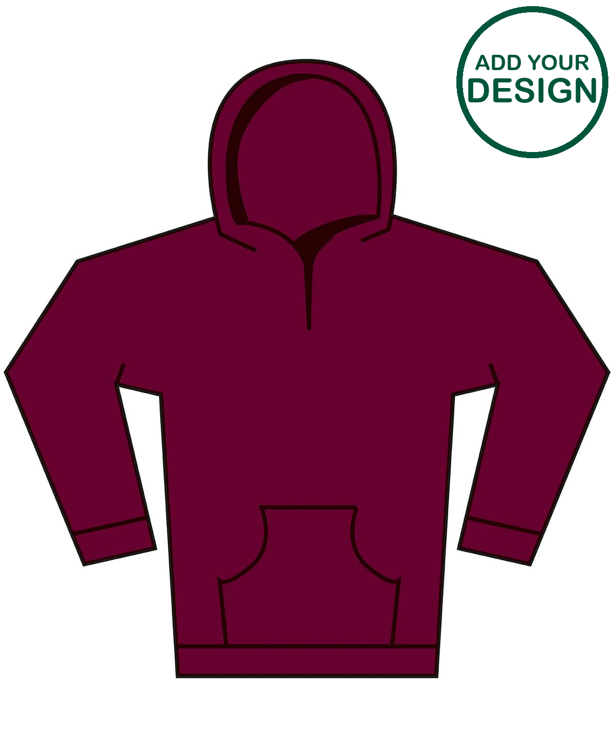 Softstyle™ midweight fleece youth hoodie