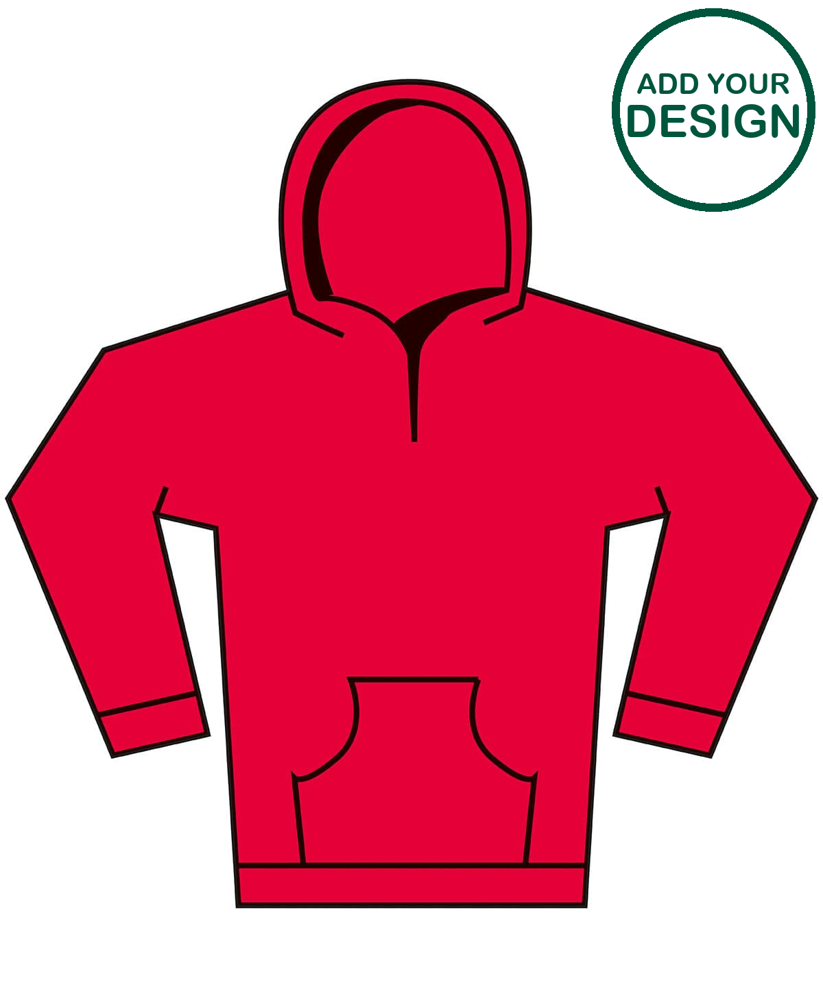 Softstyle™ midweight fleece youth hoodie
