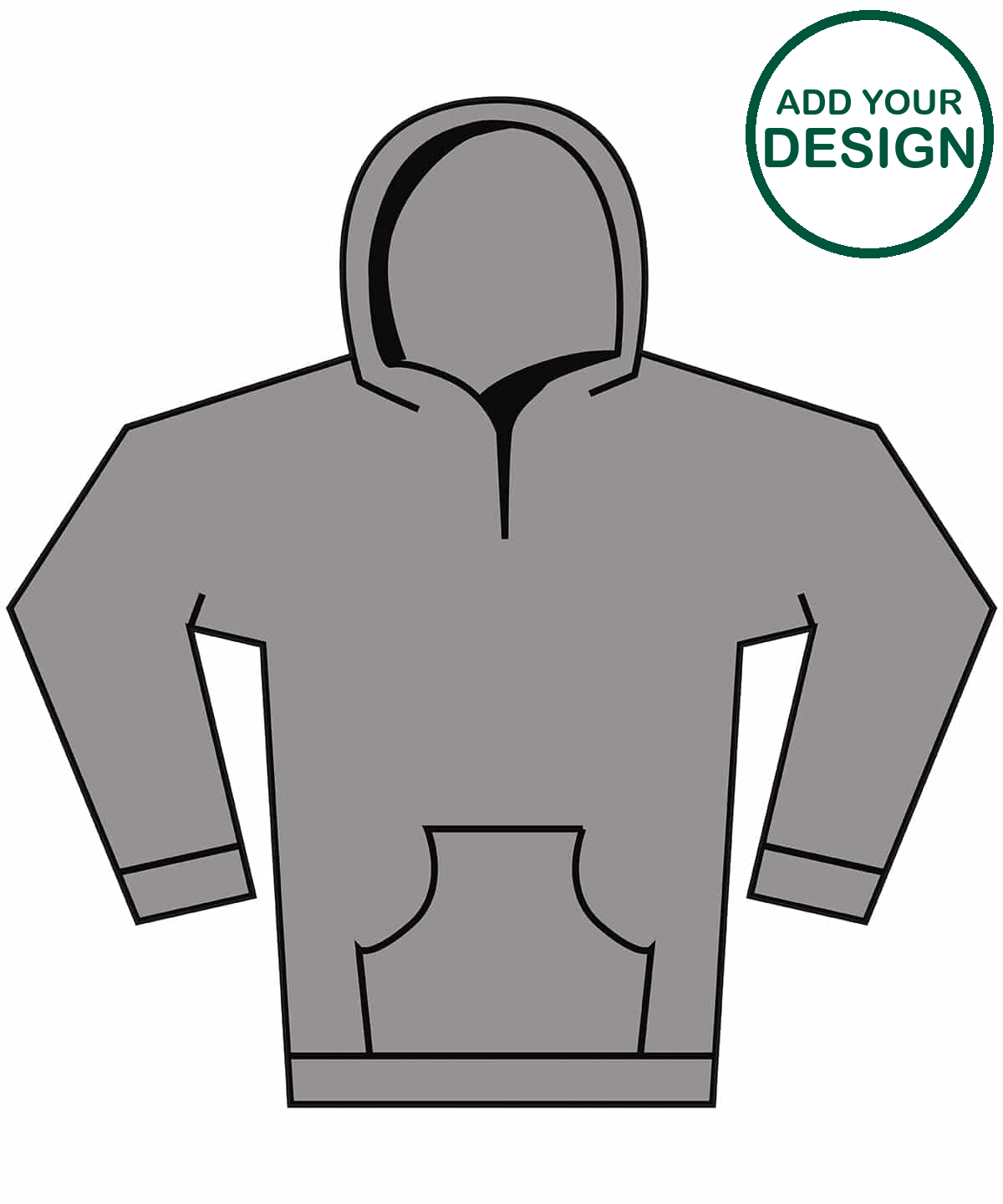 Softstyle™ midweight fleece youth hoodie