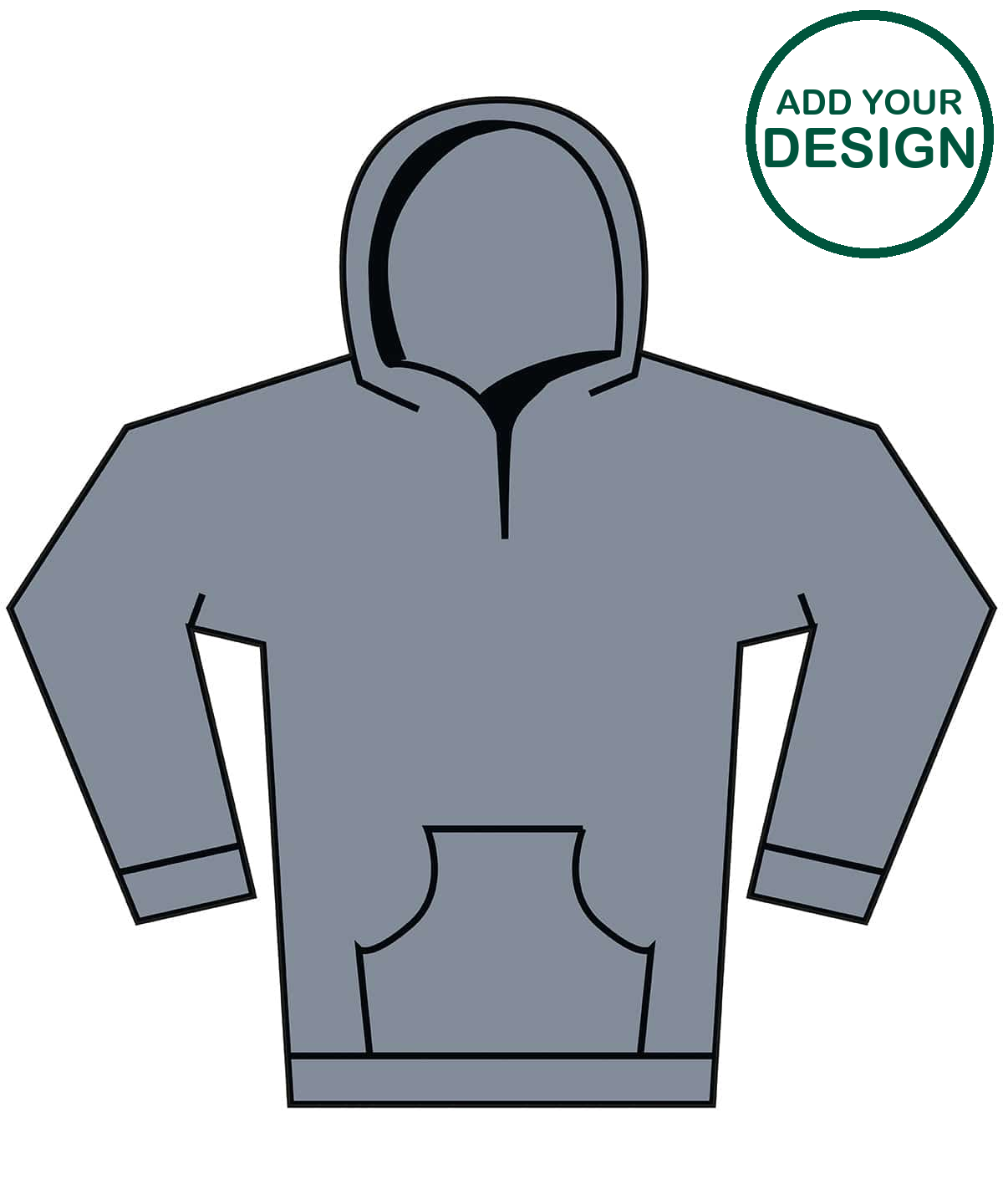 Softstyle™ midweight fleece youth hoodie