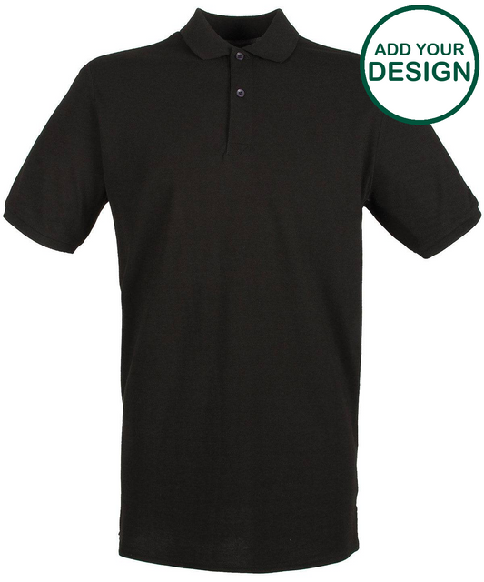 Micro-fine piqué polo shirt