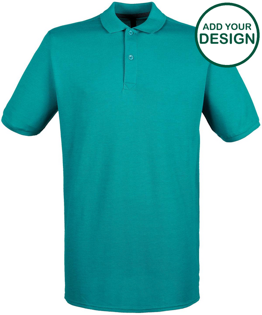 Micro-fine piqué polo shirt