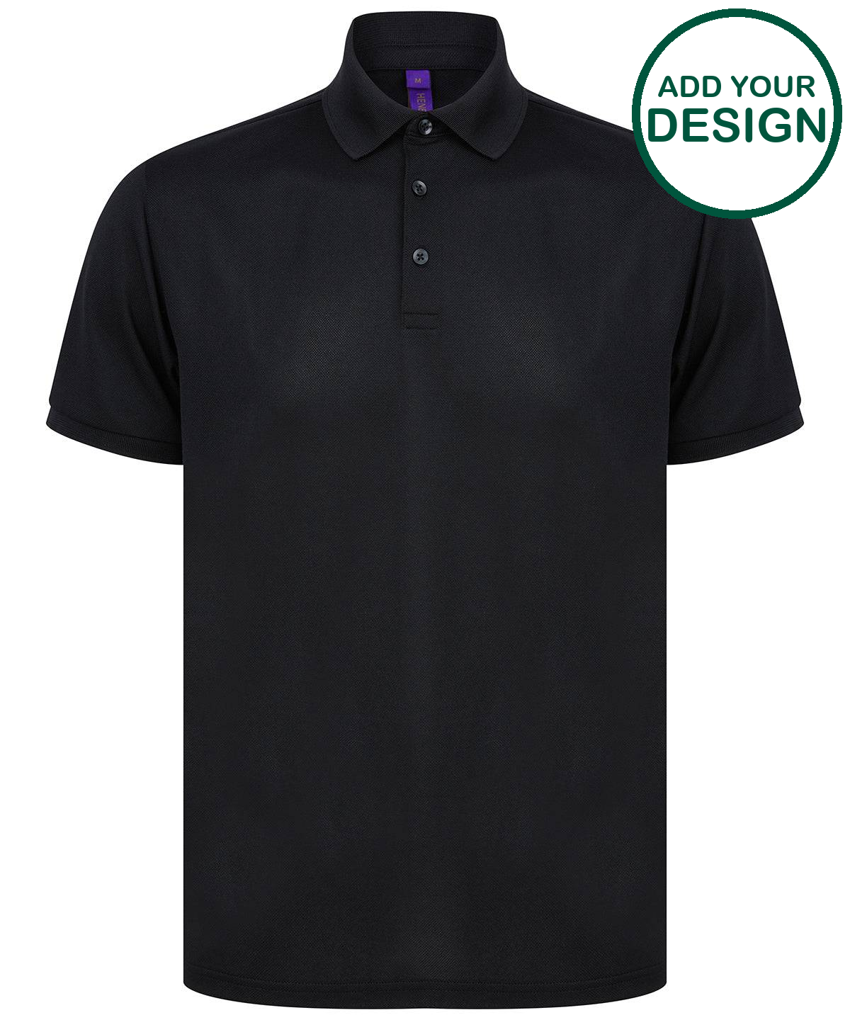 Recycled polyester polo shirt