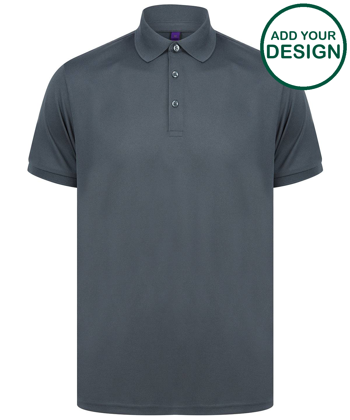 Recycled polyester polo shirt