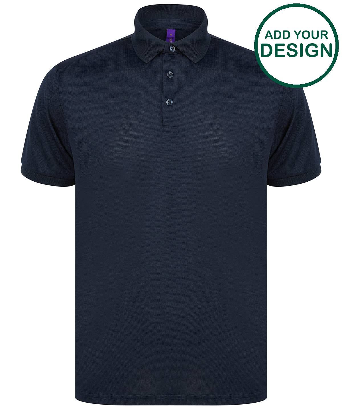 Recycled polyester polo shirt