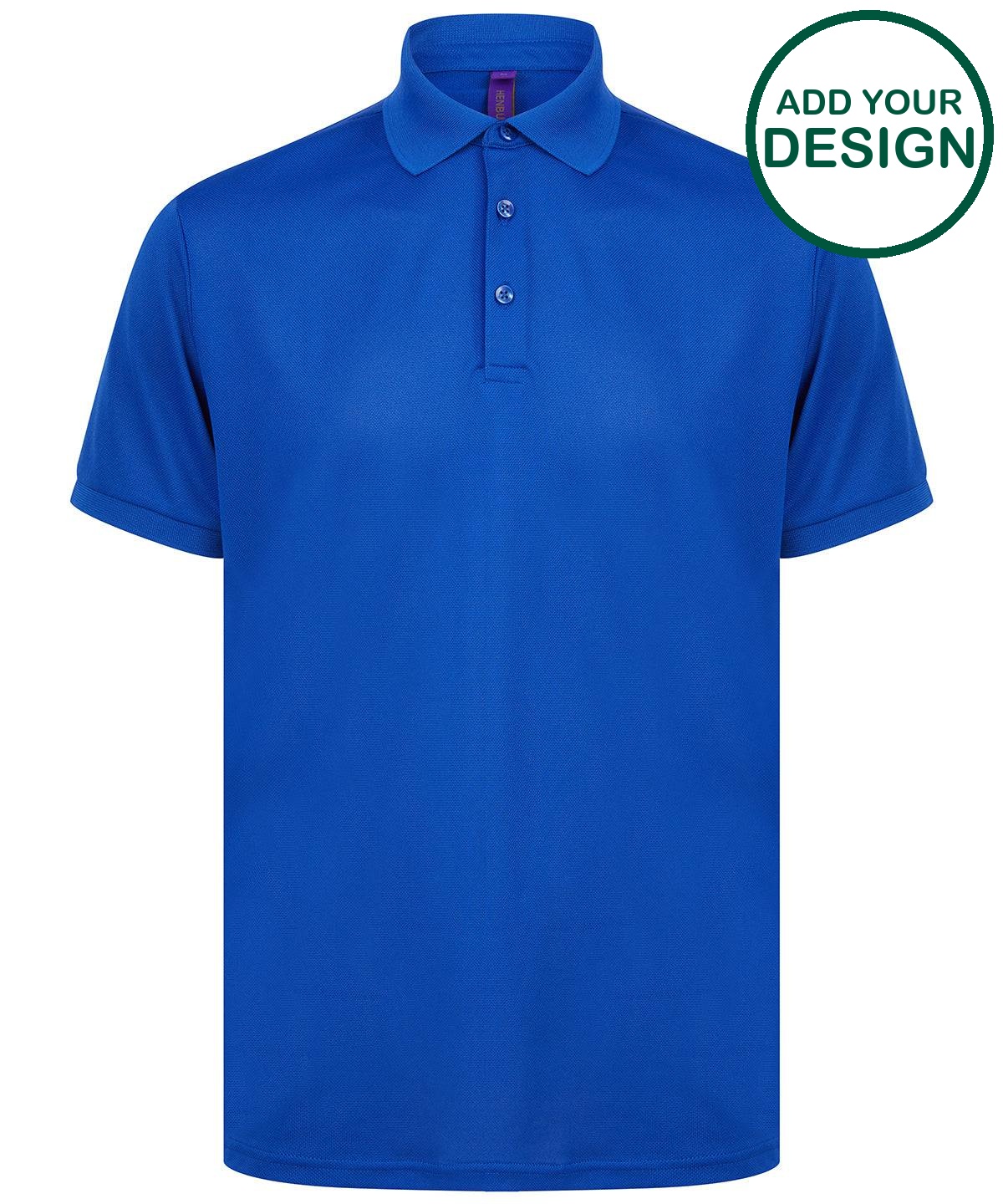Recycled polyester polo shirt