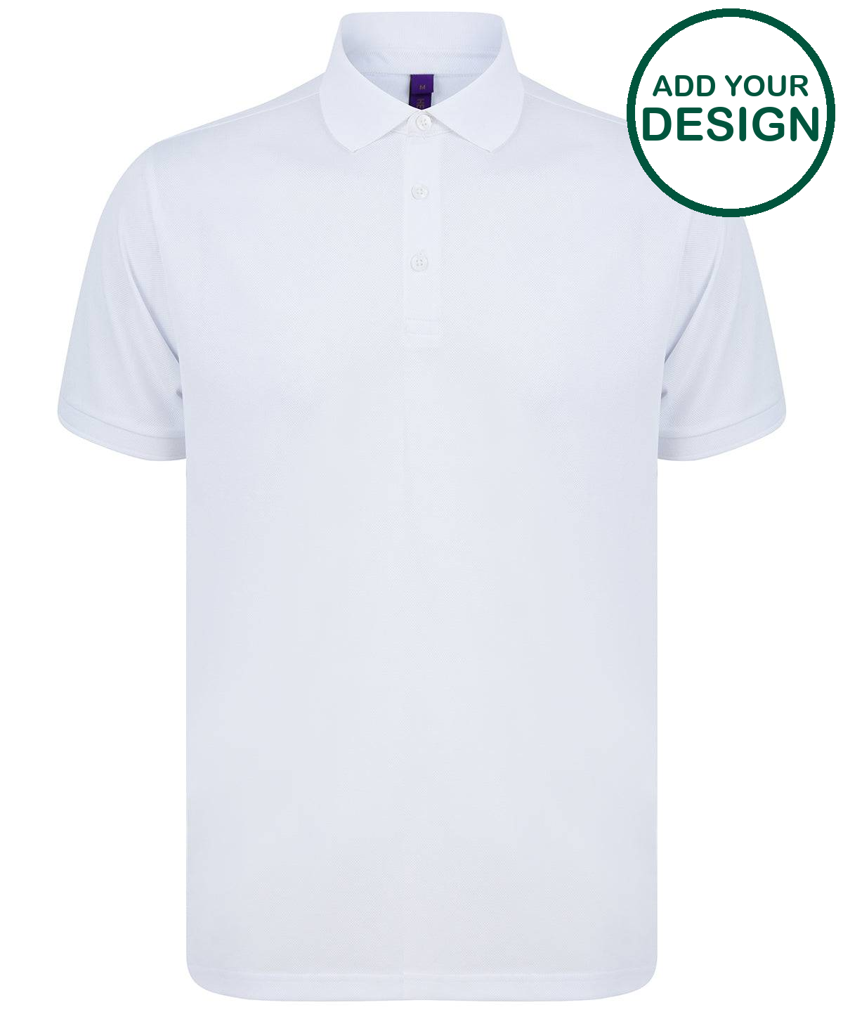 Recycled polyester polo shirt