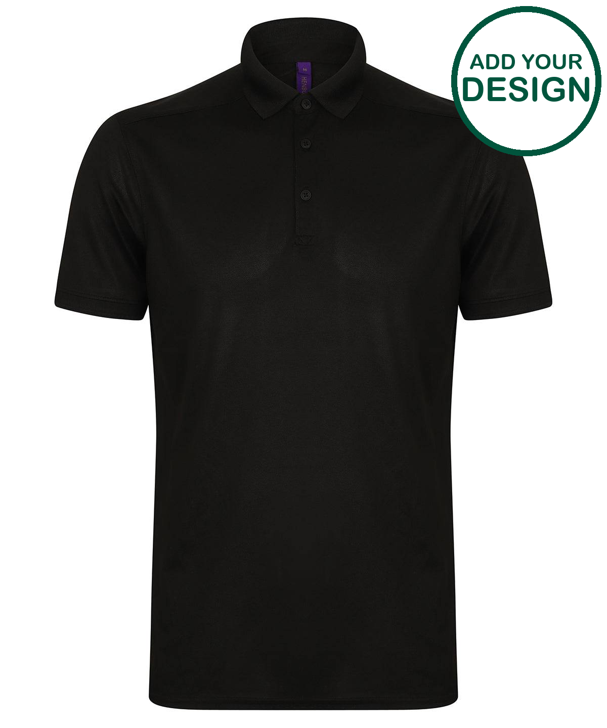 Stretch polo shirt with wicking finish (slim fit)