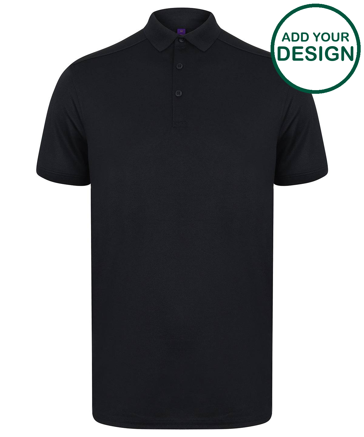 Stretch polo shirt with wicking finish (slim fit)