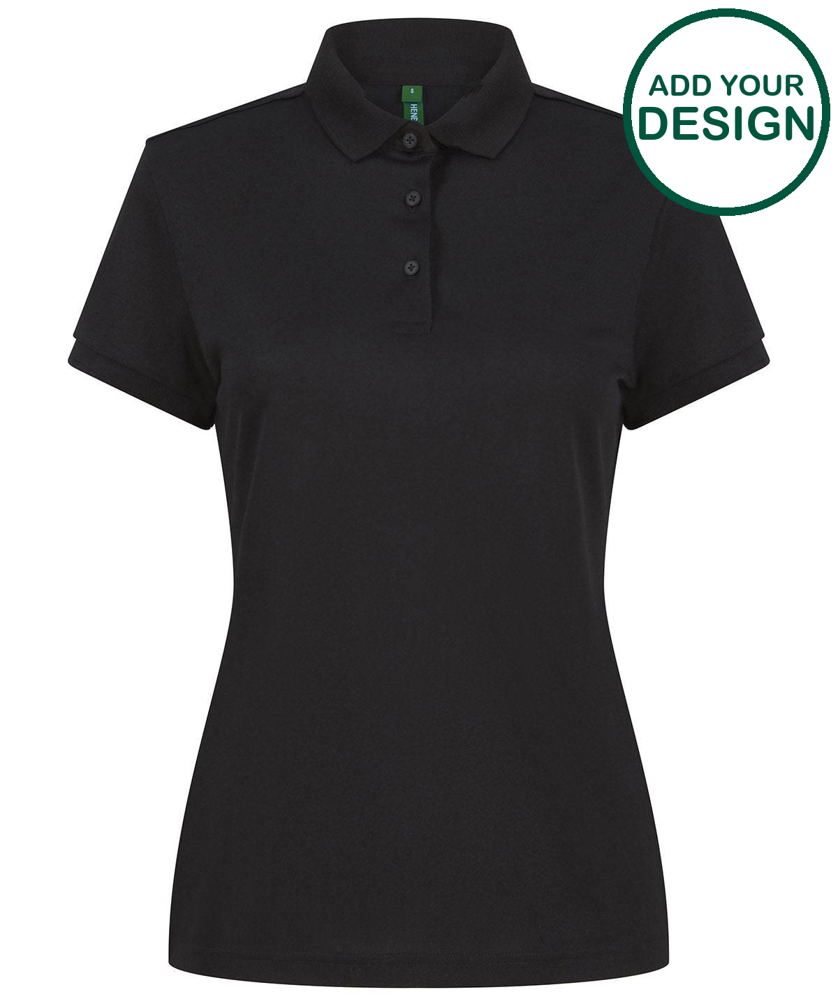 Women’s recycled polyester polo shirt