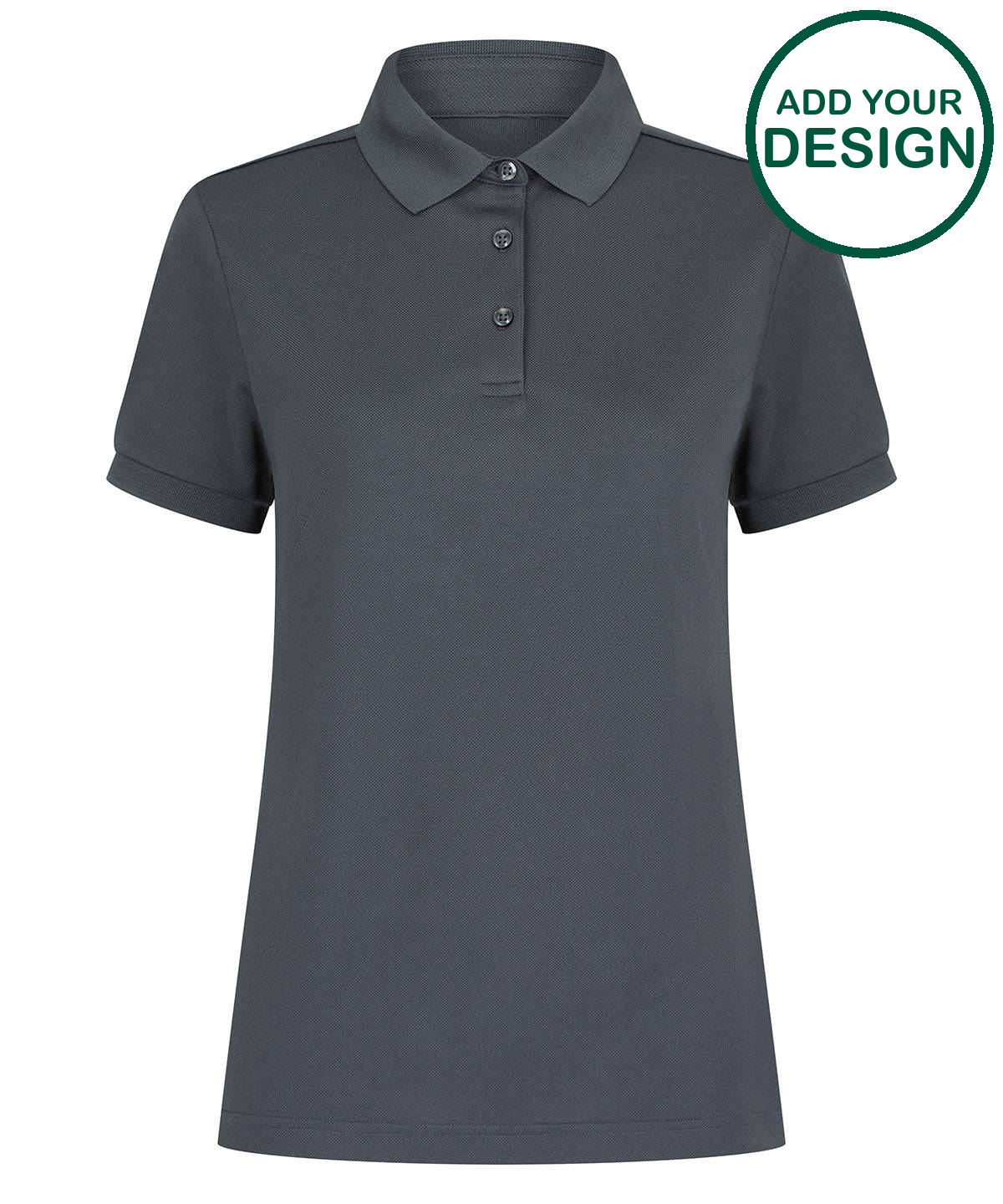 Women’s recycled polyester polo shirt