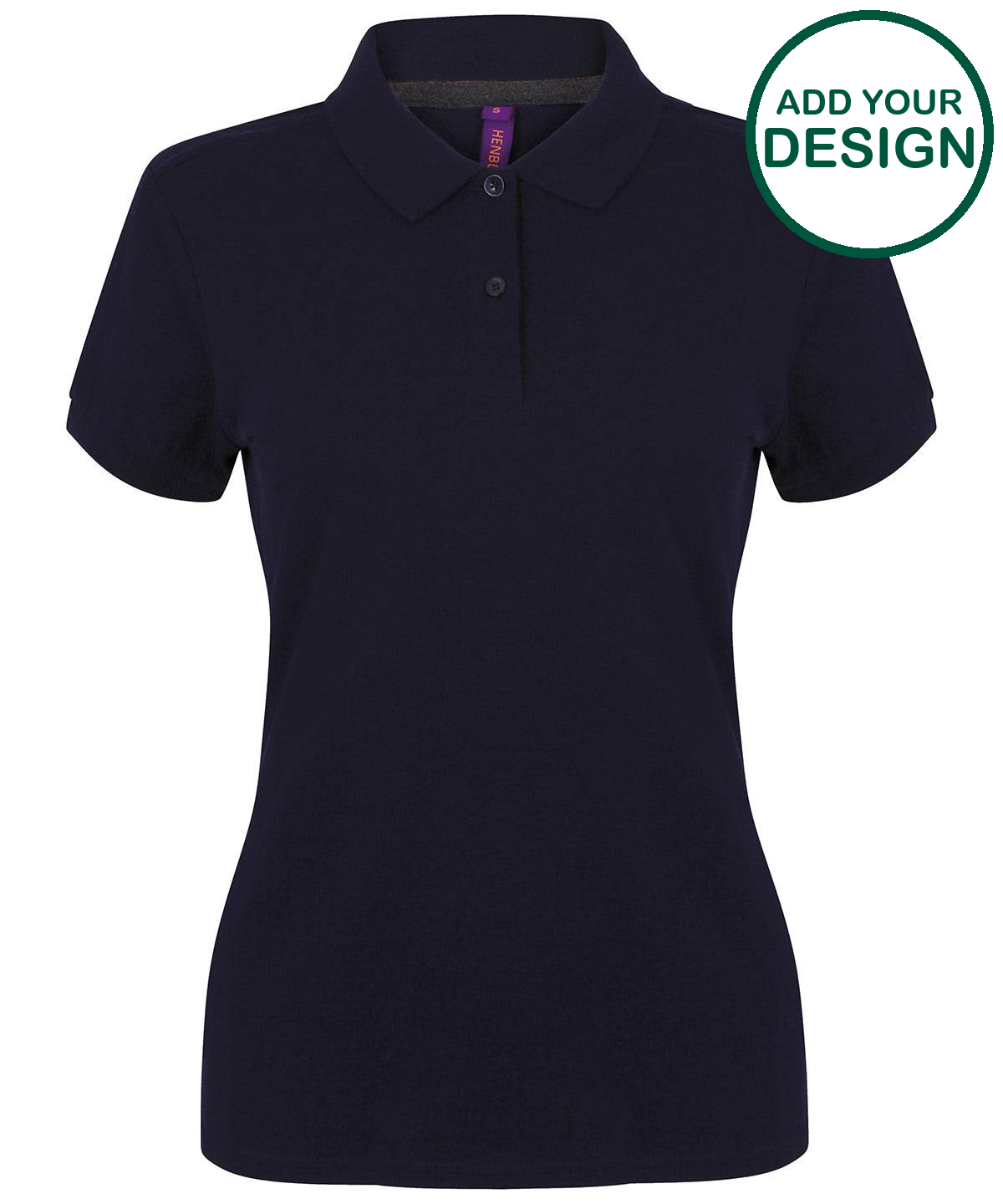 Women's micro-fine piqué polo shirt