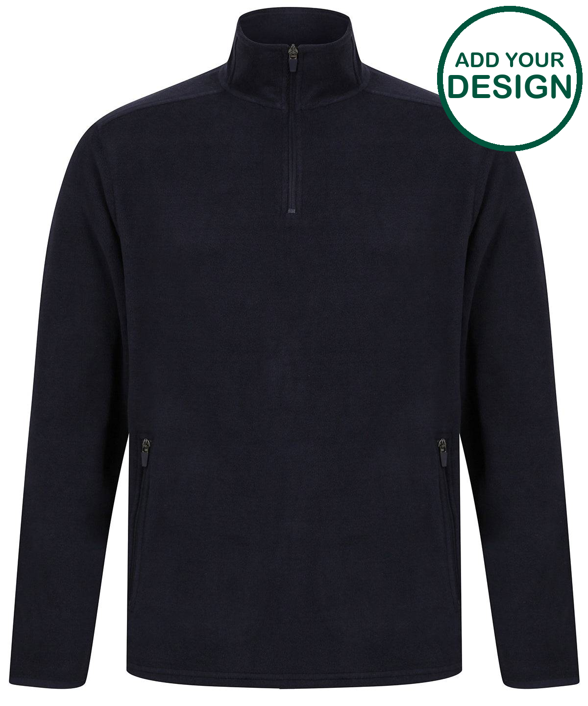 ¼ zip microfleece jacket