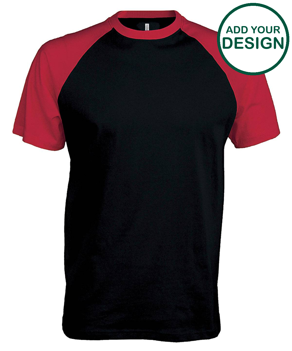 Baseball Short-sleeved two-tone T-shirt