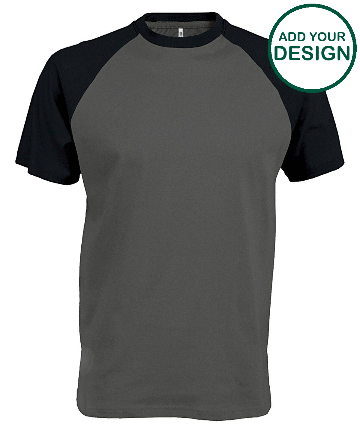 Baseball Short-sleeved two-tone T-shirt