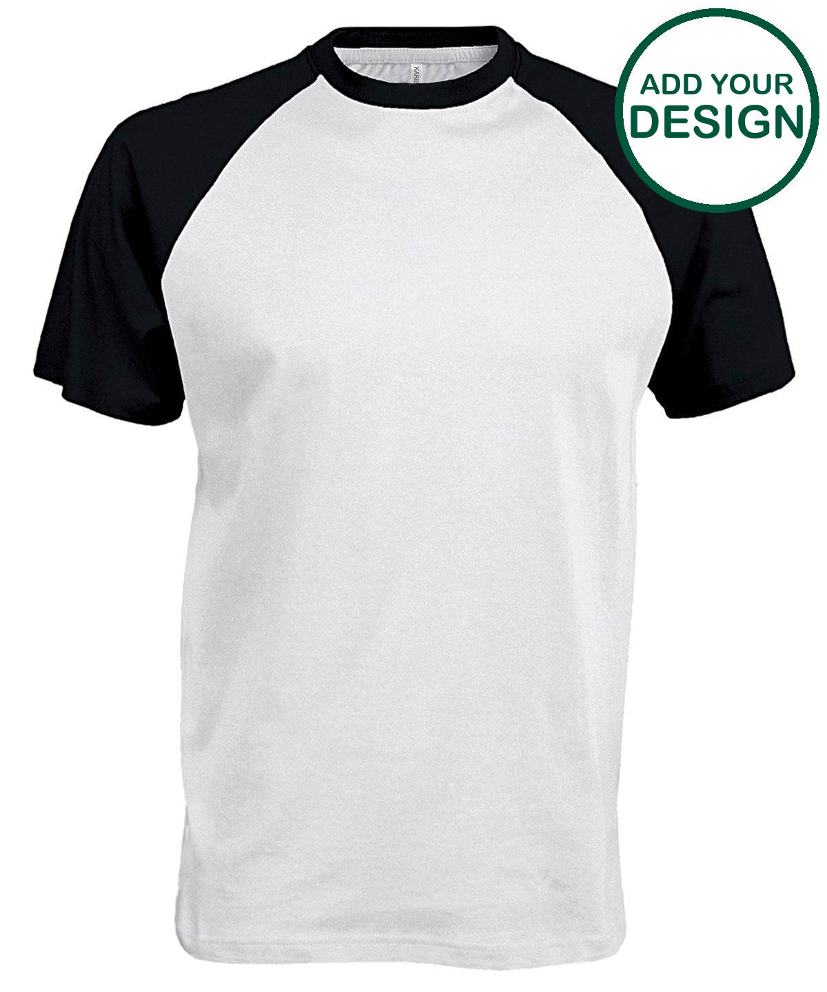 Baseball Short-sleeved two-tone T-shirt
