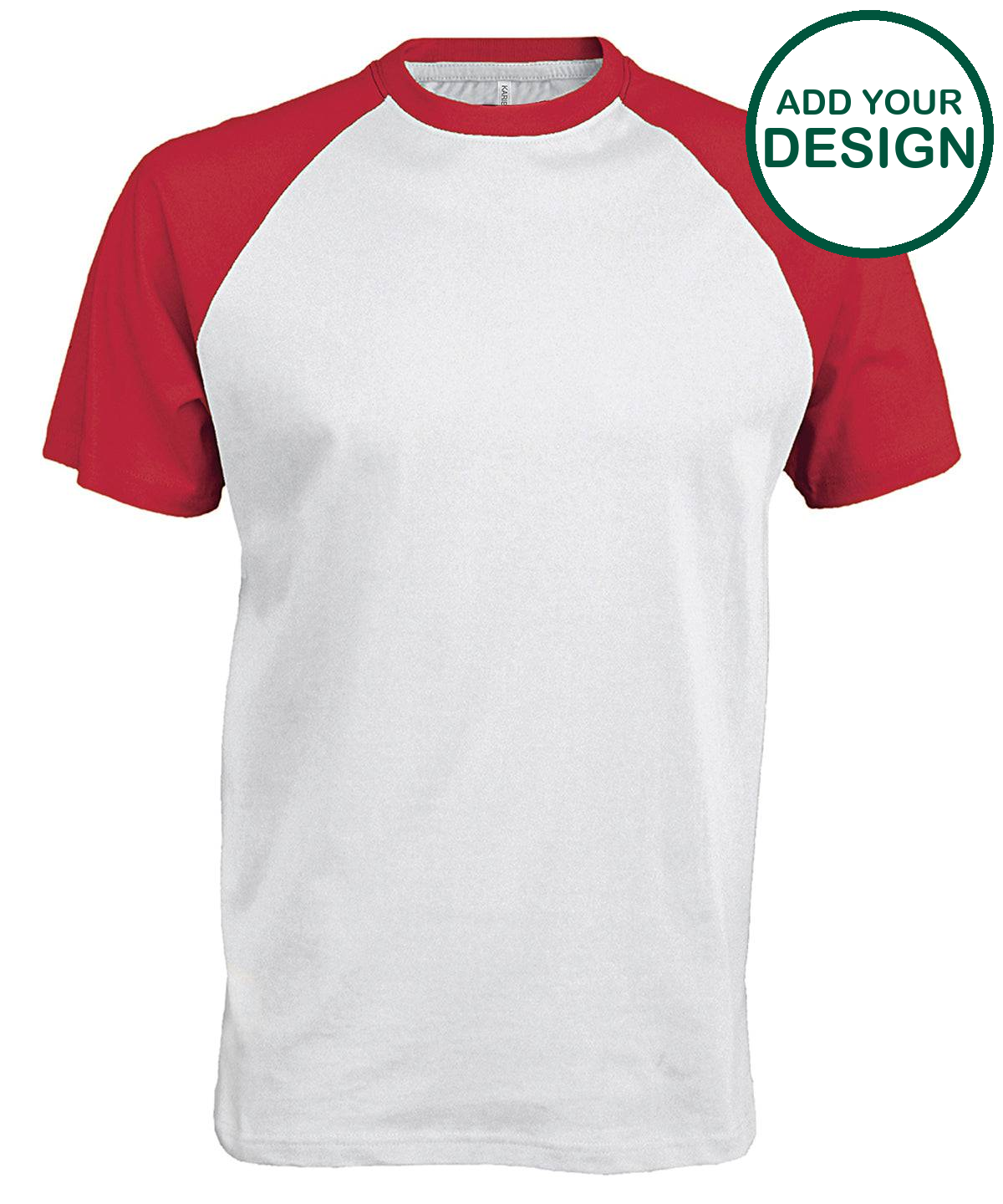 Baseball Short-sleeved two-tone T-shirt