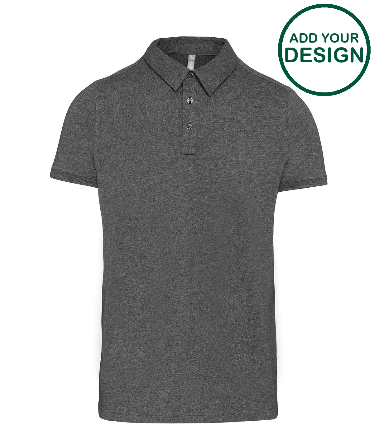 Jersey knit polo shirt