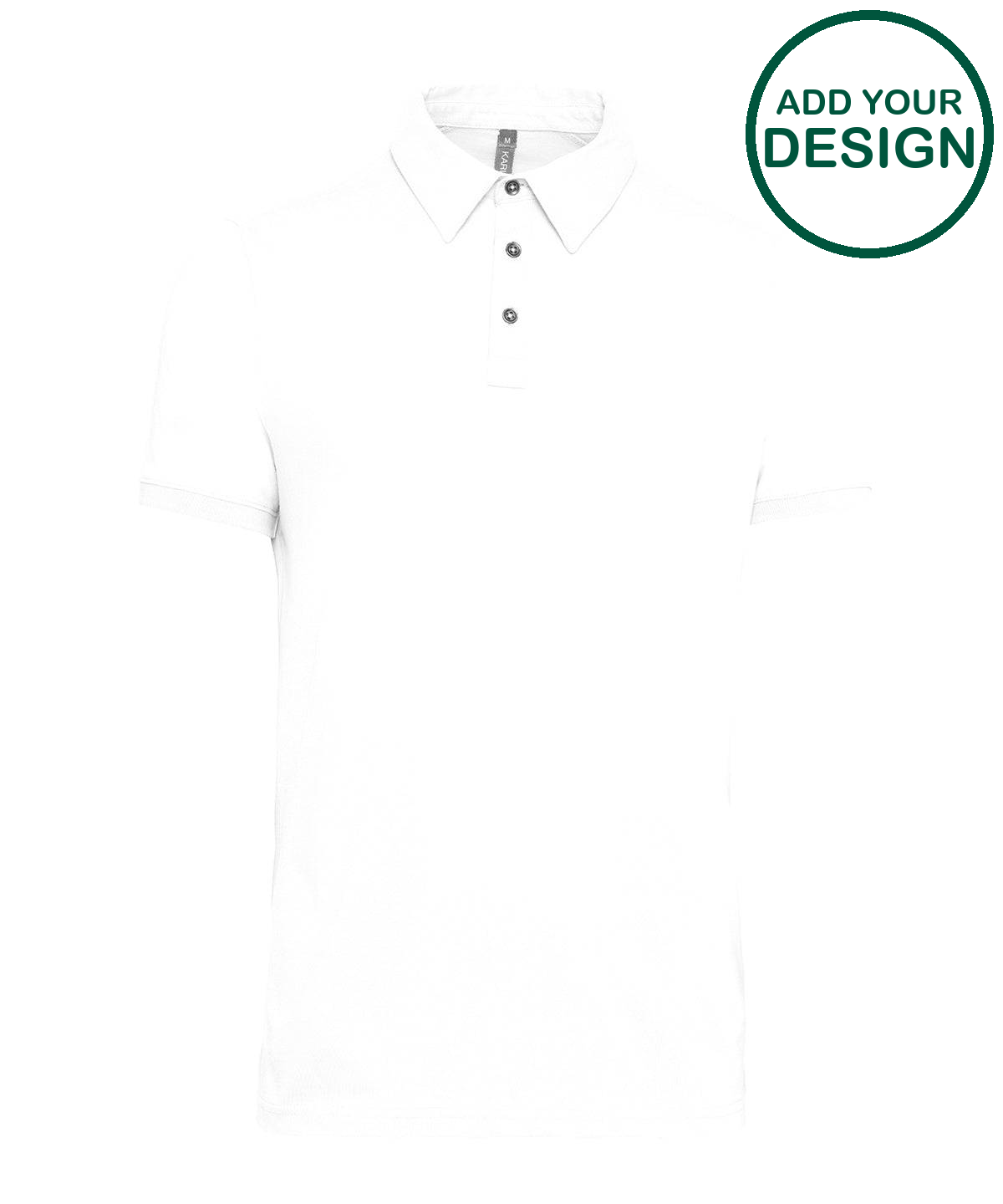 Jersey knit polo shirt