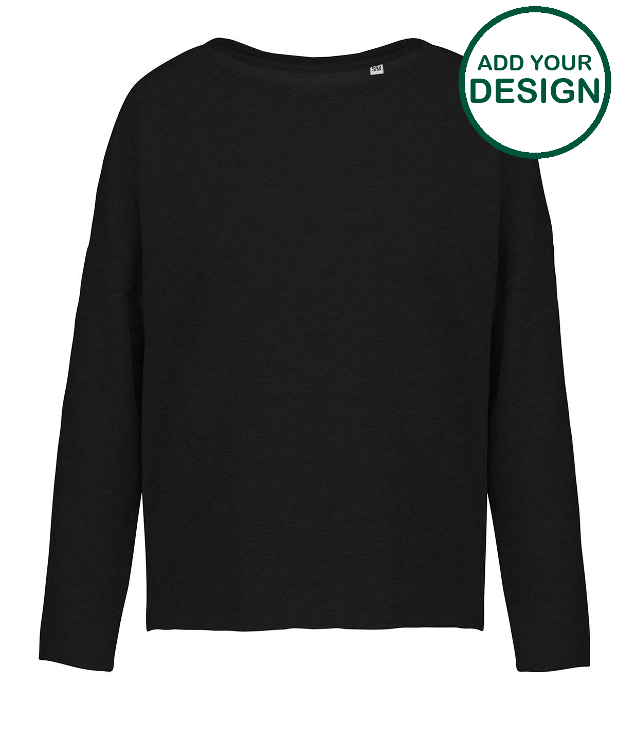 Ladies' oversized sweatshirt