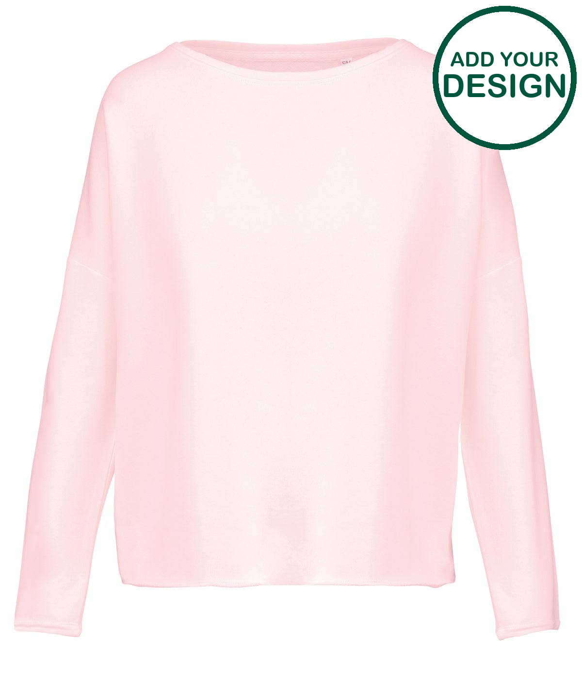Ladies' oversized sweatshirt