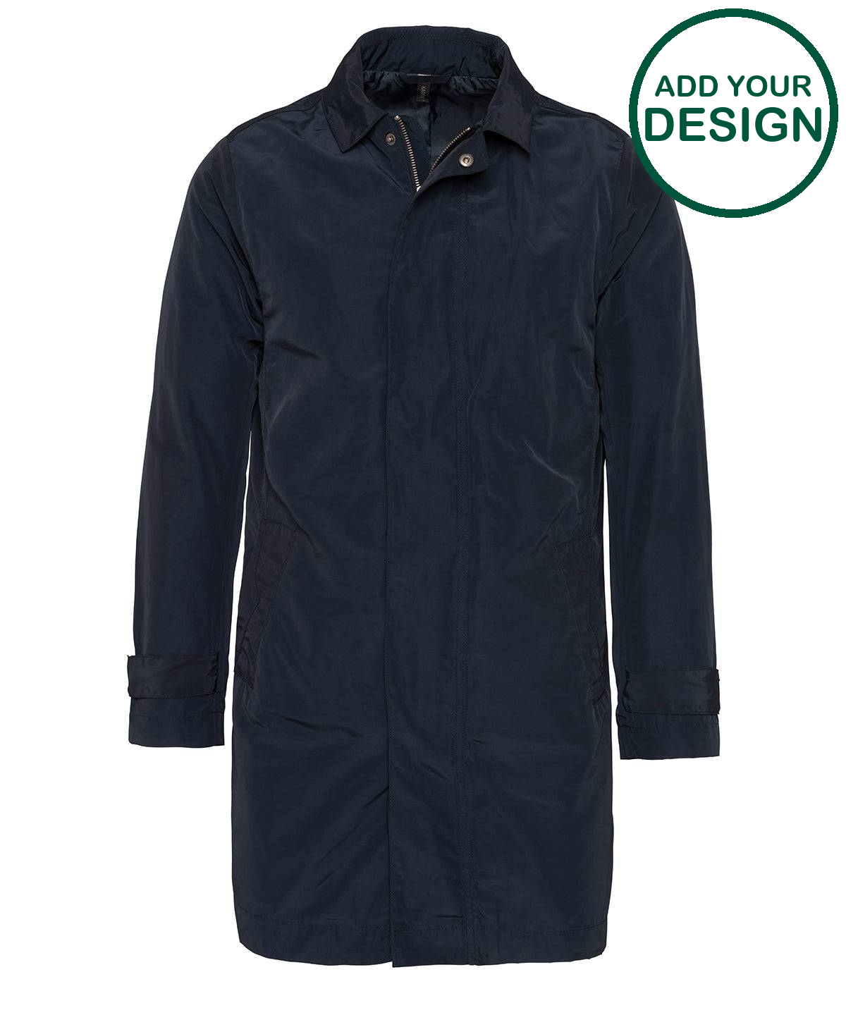 Men's lightweight trench coat