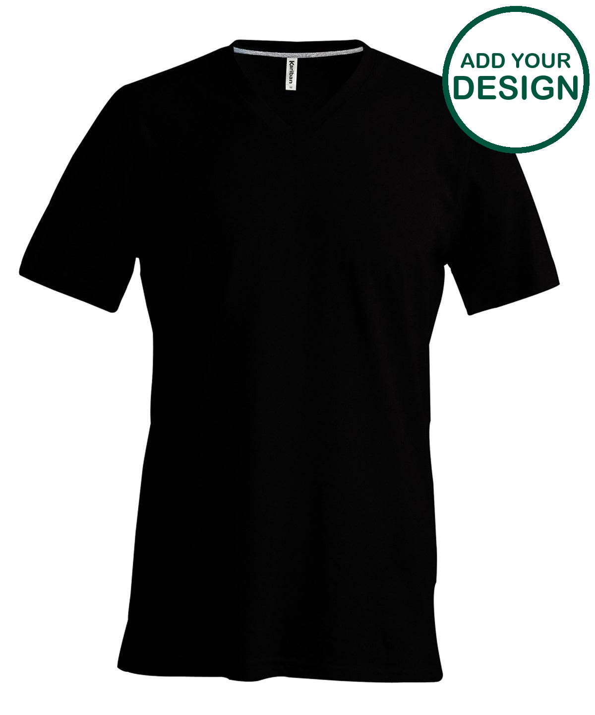 Men's short-sleeved V-neck T-shirt