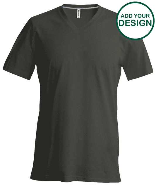 Men's short-sleeved V-neck T-shirt