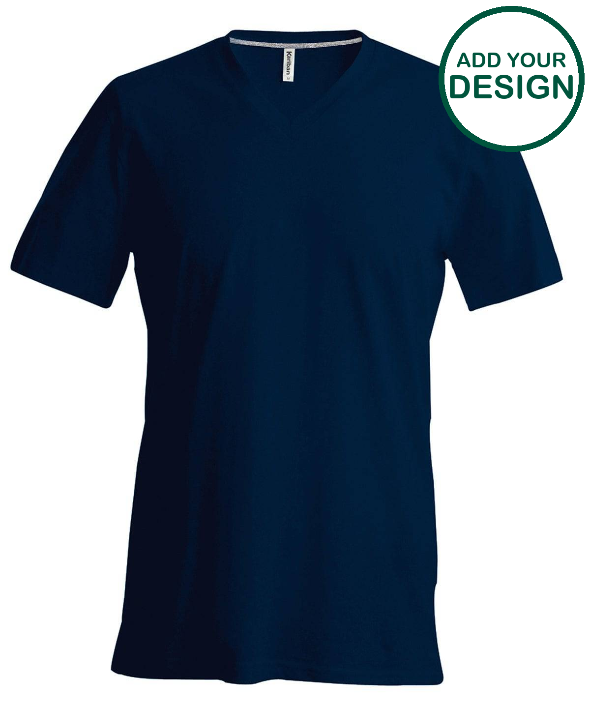 Men's short-sleeved V-neck T-shirt