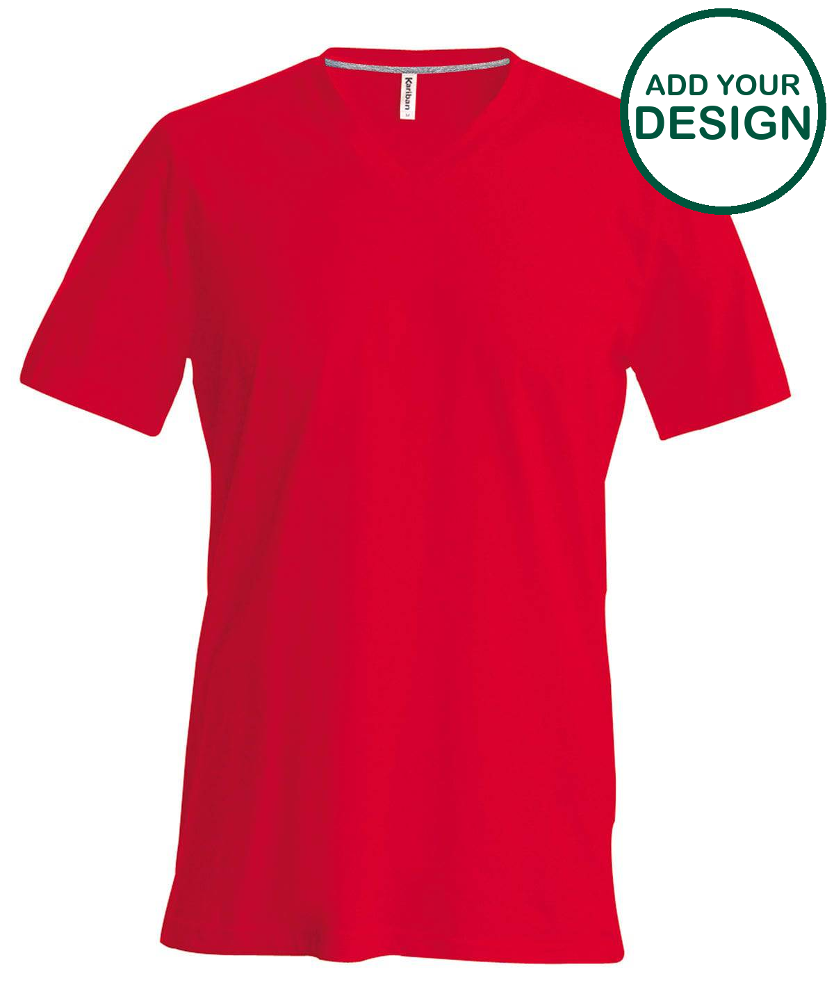 Men's short-sleeved V-neck T-shirt