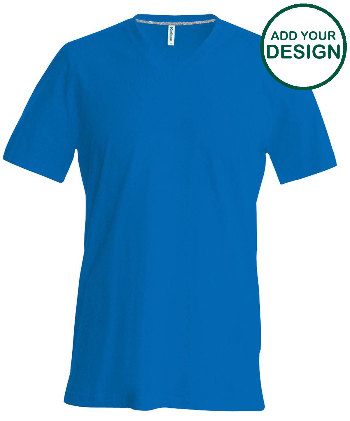 Men's short-sleeved V-neck T-shirt
