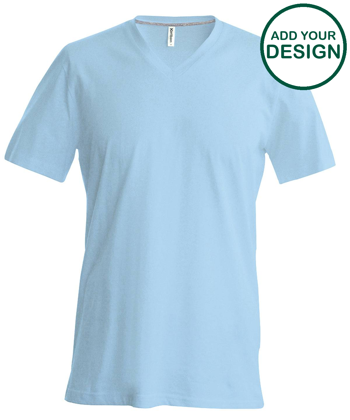 Men's short-sleeved V-neck T-shirt
