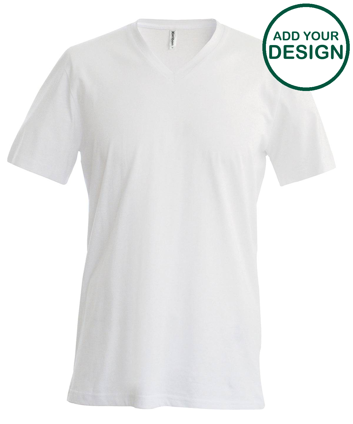 Men's short-sleeved V-neck T-shirt