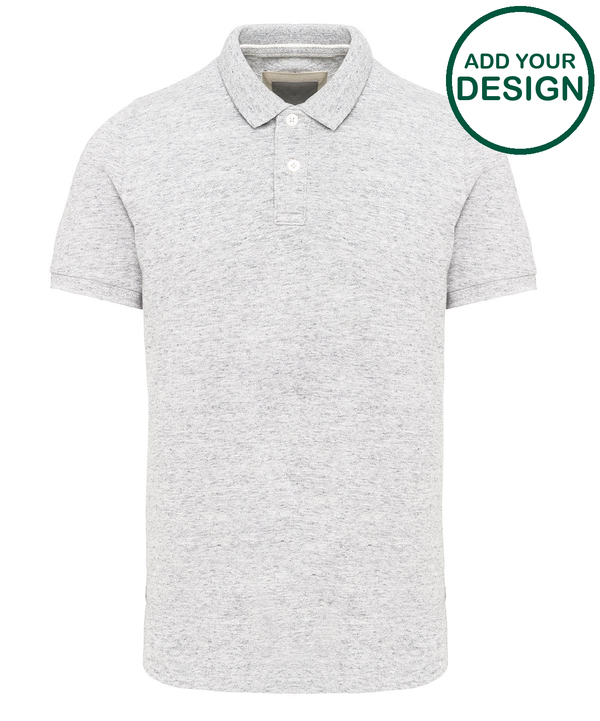 Men's vintage short sleeve polo shirt