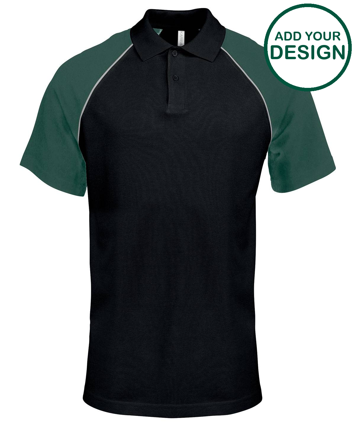 Polo baseball contrast polo shirt